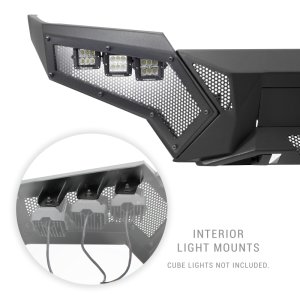 Toyota Tundra Bumper - Front - Go Rhino - Element w/ Fixed Light Bar Mount - Textured Black - `22-`26